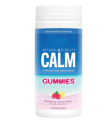 Natural Vitality Calm Gummies Raspberry-Lemon