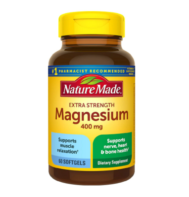 Nature Made Extra Strength Magnesium 400 mg Softgels