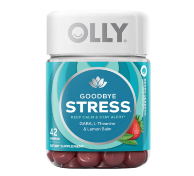 OLLY Goodbye Stress Gummy, Berry Verbena