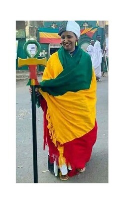 የኢትዮጲያ ባንዲራ ሻርብ