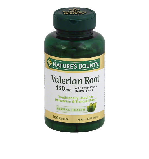 Nature's Bounty Valerian Root 450 mg Plus Calming Blend Dietary Supplement Capsules
