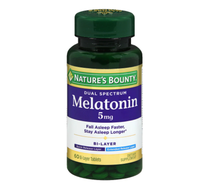 Nature&#39;s Bounty Dual Spectrum Bi-Layer Melatonin, Tablets