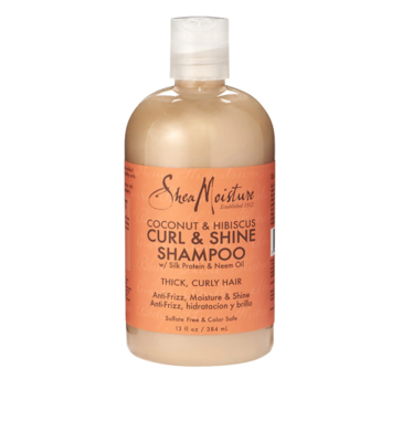 SheaMoisture Coconut &amp; Hibiscus Curl &amp; Shine Shampoo