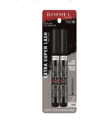 Rimmel Extra Super Lash Value Pack, Black Black