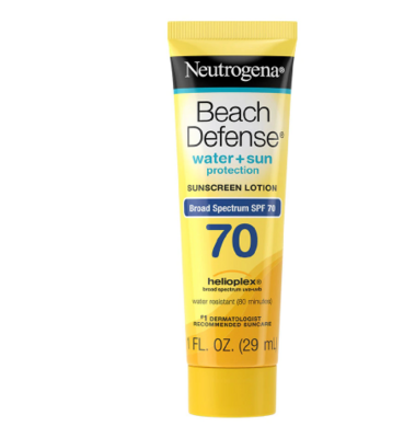 Neutrogena Beach Defense Body Sunscreen Lotion With SPF 70