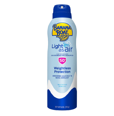 Banana Boat Light as Air Sunscreen Spray SPF 50
