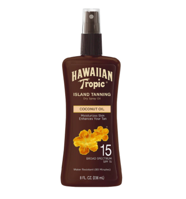 Hawaiian Tropic Island Tanning Dry Oil Spray SPF 15
