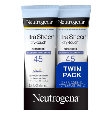 Neutrogena Ultra Sheer Dry-Touch Water Resistant Sunscreen SPF 45