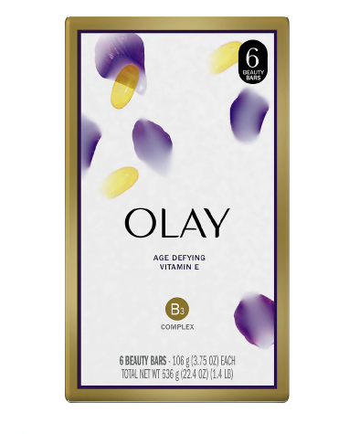 Olay Moisture Outlast Beauty Bars Vitamin E and Vitamin B3 Complex 6 bars, 3.75 oz each