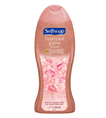 Softsoap Lustrous Glow Body Wash Pink Rose &amp; Vanilla