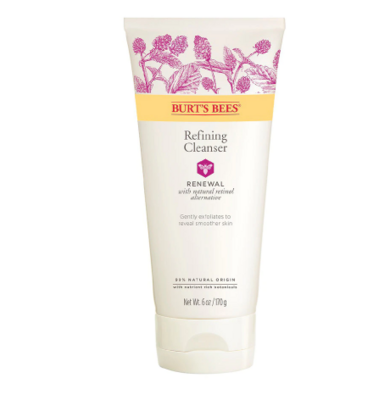 Burt&#39;s Bees Renewal Refining Cleanser with Bakuchiol Natural Retinol Alternative