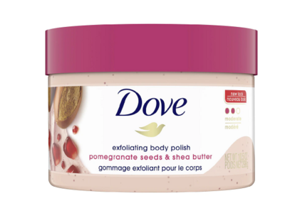 Dove Scrub Pomegranate &amp; Shea Butter Pomegranate &amp; Shea