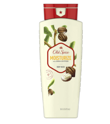 Old Spice Body Wash for Men Moisturize Inspired by Nature Shea Butter