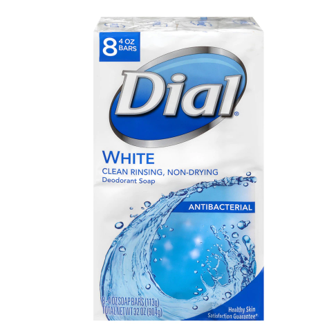 Dial Antibacterial Deodorant Bar Soap Clean and Fresh