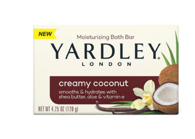 Yardley London Creamy Coconut Naturally MoisturizingBath Bar Creamy Coconut