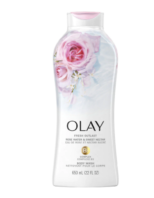 Olay Fresh Outlast Body Wash Rose Water and Sweet Necta