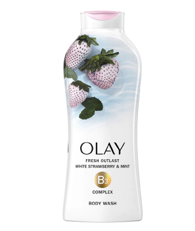Olay Fresh Outlast Body Wash Cooling White Strawberry & Mint