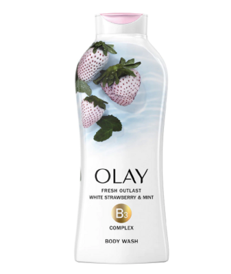 Olay Fresh Outlast Body Wash Cooling White Strawberry &amp; Mint