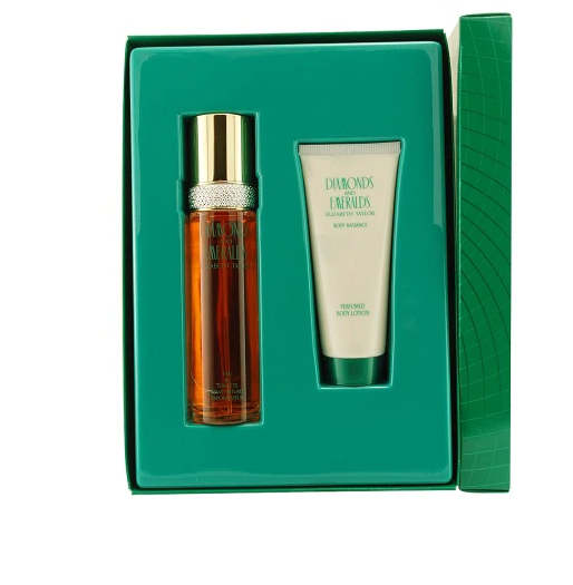 Elizabeth Taylor Diamonds &amp; Emeralds  2-Piece Gift Set