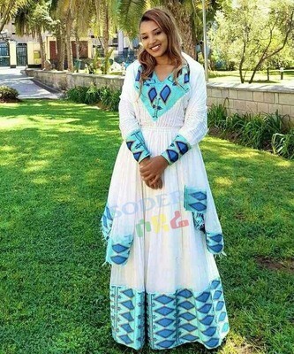 የሴቶች የሃበሻ ልብስ  Women&#39;s Traditional Cloth