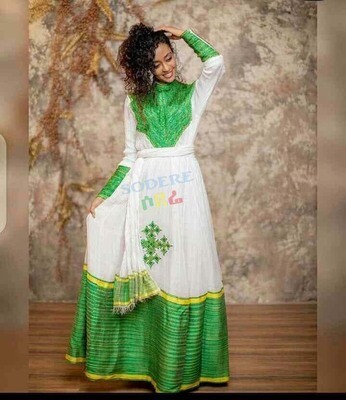 የሴቶች የሃበሻ ልብስ  Women&#39;s Traditional Cloth