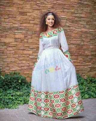 የሴቶች የሃበሻ ልብስ  Women&#39;s Traditional Cloth