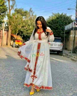 የሴቶች የሃበሻ ልብስ  Women&#39;s Traditional Cloth