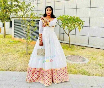 የሴቶች የሃበሻ ልብስ  Women&#39;s Traditional Cloth