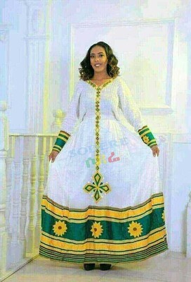የሴቶች የሃበሻ ልብስ  Women&#39;s Traditional Cloth