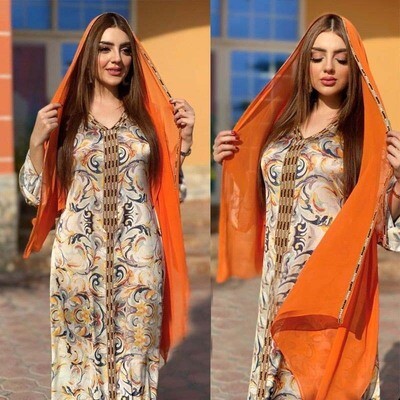 የሙስሊም ቀሚስ ከሂጃብ ጋር  islamic dress + hijab