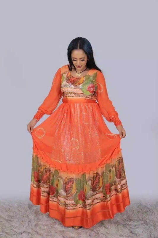 የሴቶች ሽፎን ቀሚስ  Women&#39;s Dress