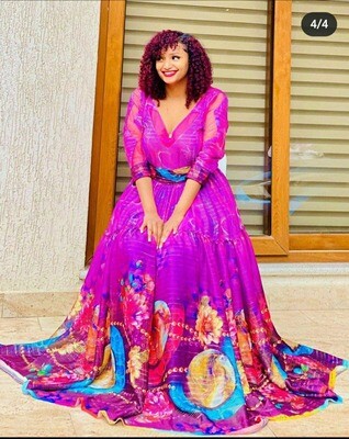 የሴቶች ሽፎን ቀሚስ  Women&#39;s Dress