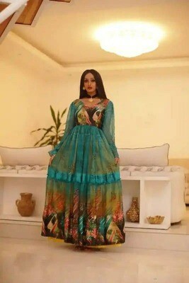 የሴቶች ሽፎን ቀሚስ  Women&#39;s Dress