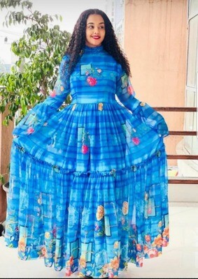 የሴቶች ሽፎን ቀሚስ  Women&#39;s Dress