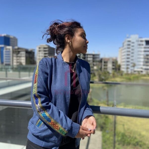 Unisex Blue Gojam Abebe Jacket