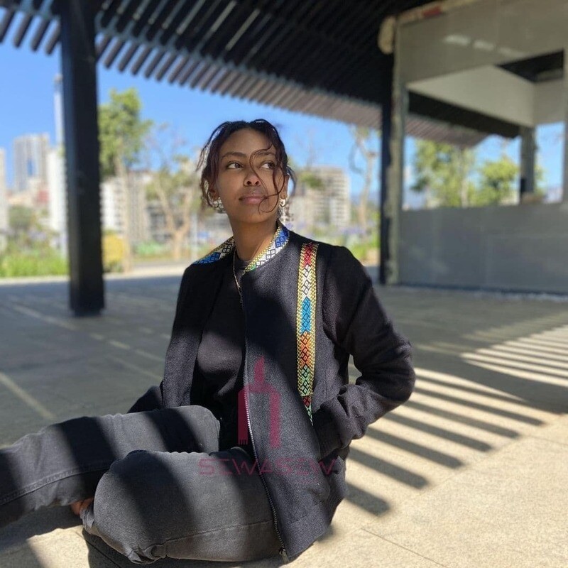 Unisex Black Gojam Abebe Jacket