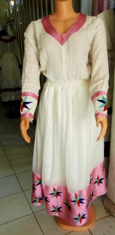 የሀበሻ ቀሚስ  Ethiopian Traditional Dress