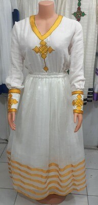 የሀበሻ ቀሚስ  Ethiopian Traditional Dress