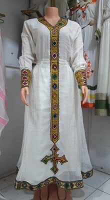 የሀበሻ ቀሚስ  Ethiopian Traditional Dress