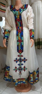 የሀበሻ ቀሚስ  Ethiopian Traditional Dress