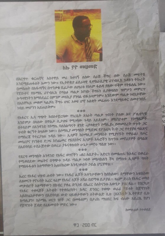 መፍትሄ አልባው የአፋር -ሶማሌ ግጭት Mefitihe Alibawi Ye Afari -Somale Gichit By Alo Yaye Muhammad