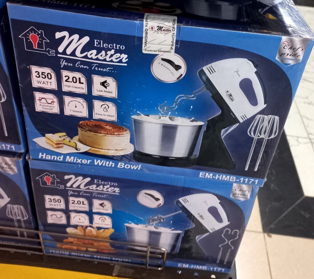 Electro Master Hand Mixer With Bowl