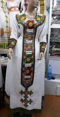 የሀበሻ ቀሚስ Ethiopian Traditional Dress