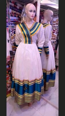 የሀበሻ ቀሚስ Ethiopian Traditional Dress
