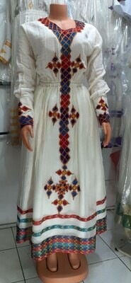 የሀበሻ ቀሚስ Ethiopian Traditional Dress
