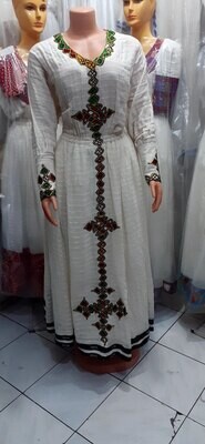 የሀበሻ ቀሚስ Ethiopian Traditional Dress