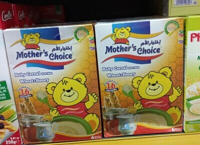 Mother&#39;s Choice Baby Cereal With Milk Wheat+Honey