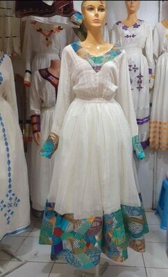 የሀበሻ ቀሚስ Ethiopian Traditional Dress
