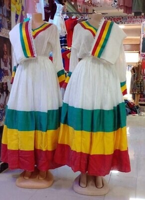 የሀበሻ ቀሚስ Ethiopian Traditional Dress