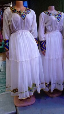 የሀበሻ ቀሚስ Ethiopian Traditional Dress